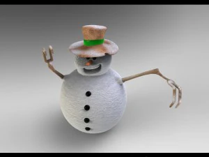 snowman 2 3D Model