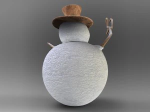 snowman 2 3D Model