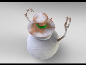 snowman 2 Model 3D