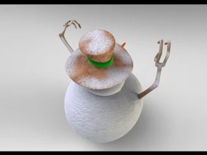 snowman 2 3D Model