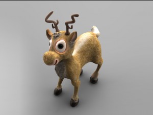 christmas deer 3D Model