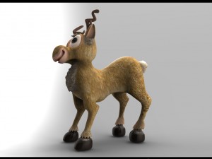 christmas deer 3D Model