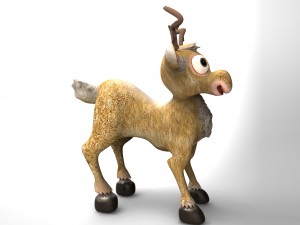 christmas deer 3D Model