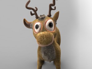 christmas deer 3D Model