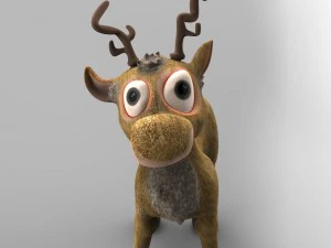christmas deer 3D Model