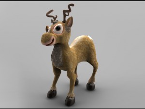 christmas deer 3D Model