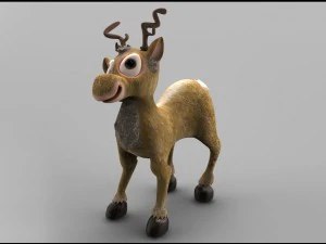 christmas deer 3D Model