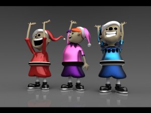 christmas elves 3D Модель