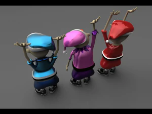 christmas elves 3D Model