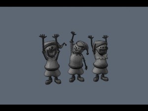 christmas elves 3D Модель