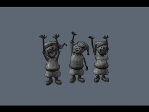 christmas elves 3D Model