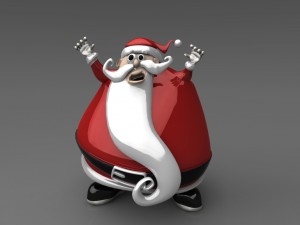 santa claus Modelo 3D