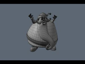 산타클로스 3D 모델