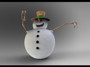 snowman 2 3D Model