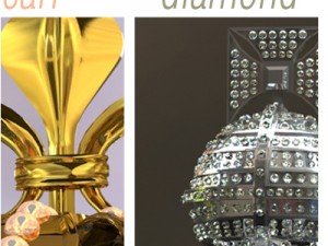 collection - 5 crowns Model 3D