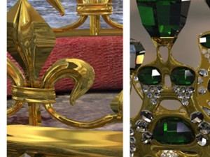 collection - 5 crowns Model 3D