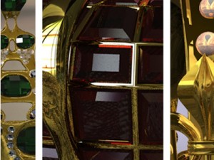 collection - 5 crowns Model 3D