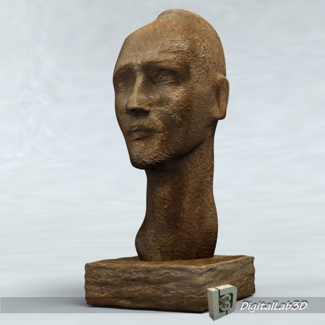 head mural 3D Модель .c4d .max .obj .3ds .fbx .stl .blend 
