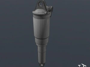 Fahrradsto&szlig;d&auml;mpfer 1 3D Modell