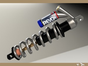 bicycle shocks 2 3D Model