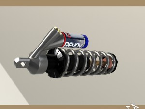 bicycle shocks 2 3D 模型