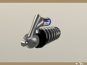 bicycle shocks 2 3D 模型
