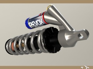 bicycle shocks 2 3D 模型