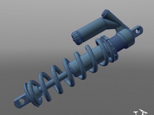 bicycle shocks 2 3D 模型