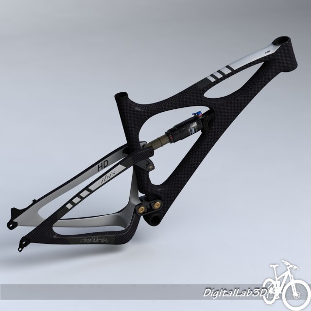 bike frame mojo hd Modello 3D .c4d .max .obj .3ds .fbx .stl .blend