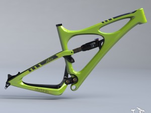 bike frame mojo hd vp 3D मॉडल