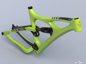 bike frame mojo hd vp 3D Модель