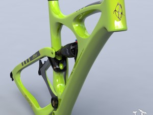 bike frame mojo hd vp 3D Модель