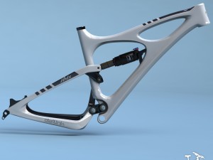 bike frame mojo hd white 3D मॉडल