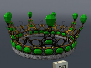 emerald crown Model 3D
