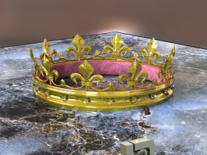 gold crown 3D-Modell