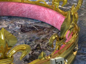 coroa de ouro Modelo 3D