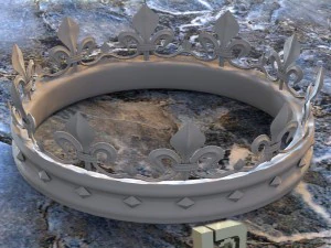 coroa de ouro Modelo 3D
