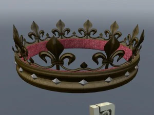 coroa de ouro Modelo 3D