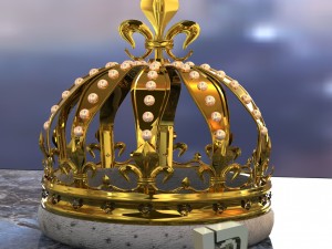 pearl crown 3D Model