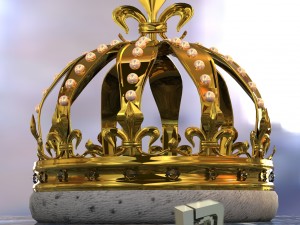 pearl crown 3D Model