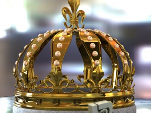 pearl crown 3D Model