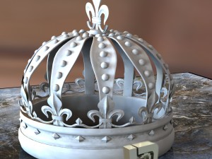 pearl crown 3D Model