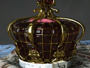 ruby crown 3D Model