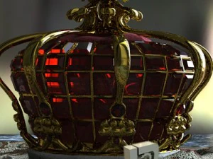 ruby crown 3D Model