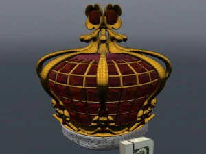 ruby crown 3D Model