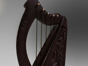 harp Modèle 3D