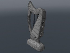 harp Modèle 3D