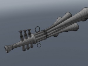 shawm schalmei Modello 3D