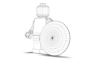 kapten amerika Model 3D