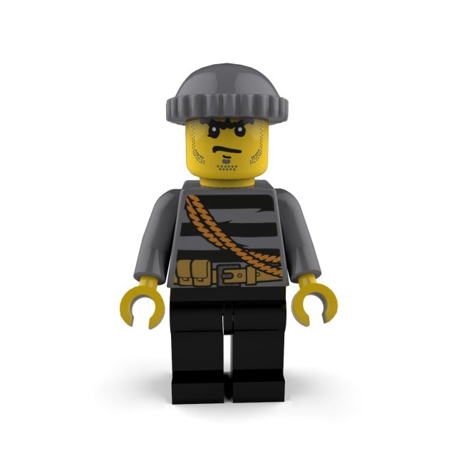 crook 2 3D Model .c4d .max .obj .3ds .fbx .stl .blend 